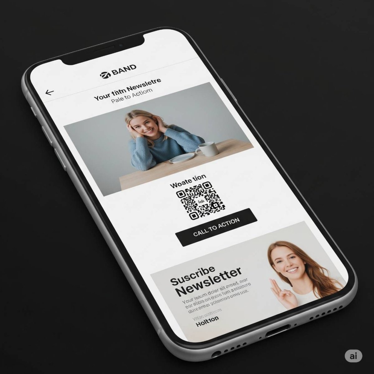 Personnalisation d'une newsletter sur mobile à Genève
